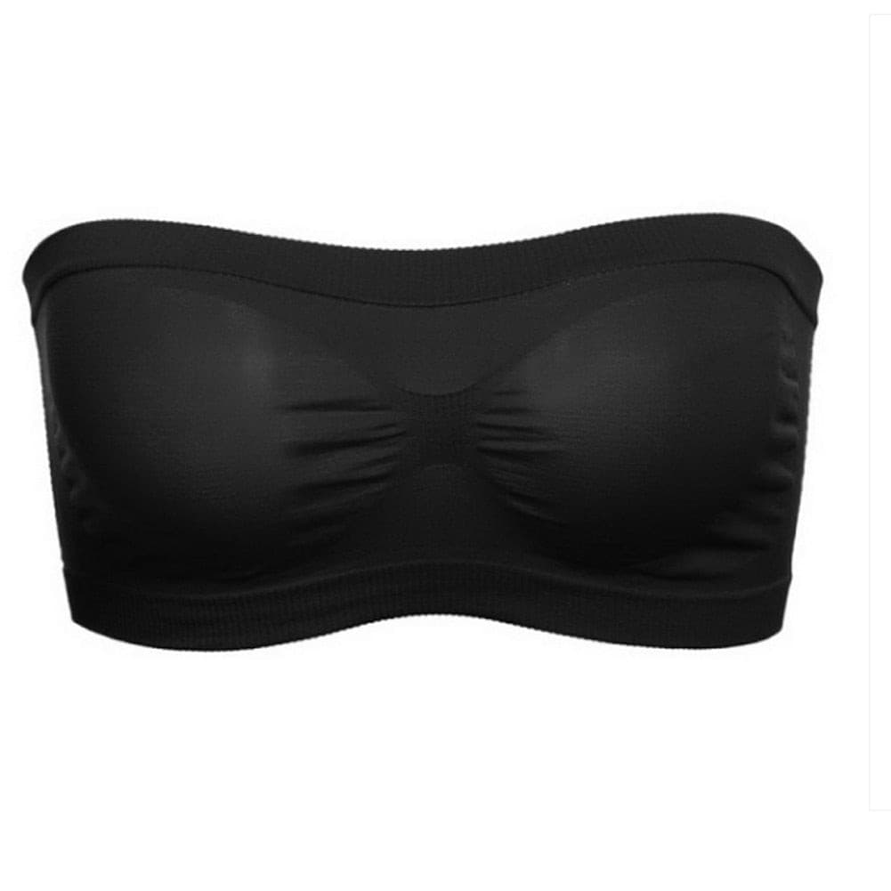 Women Bra Seamless Tube Top Strapless Push up Basic Stretch Underwear Lingerie 2 Nique's Creation