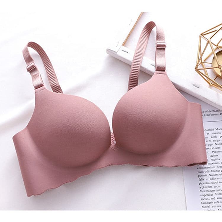 Wireless Gather Thin Cup Brassiere No Wire Push Up Bra Seamless for Women 2 Nique's Creation