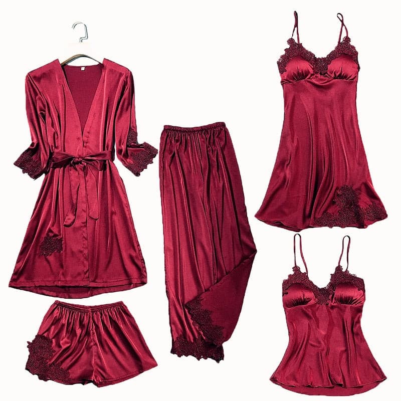 Women Strap Top Pants Nightwear Robe Gown M-XXL 2 Nique's Creation