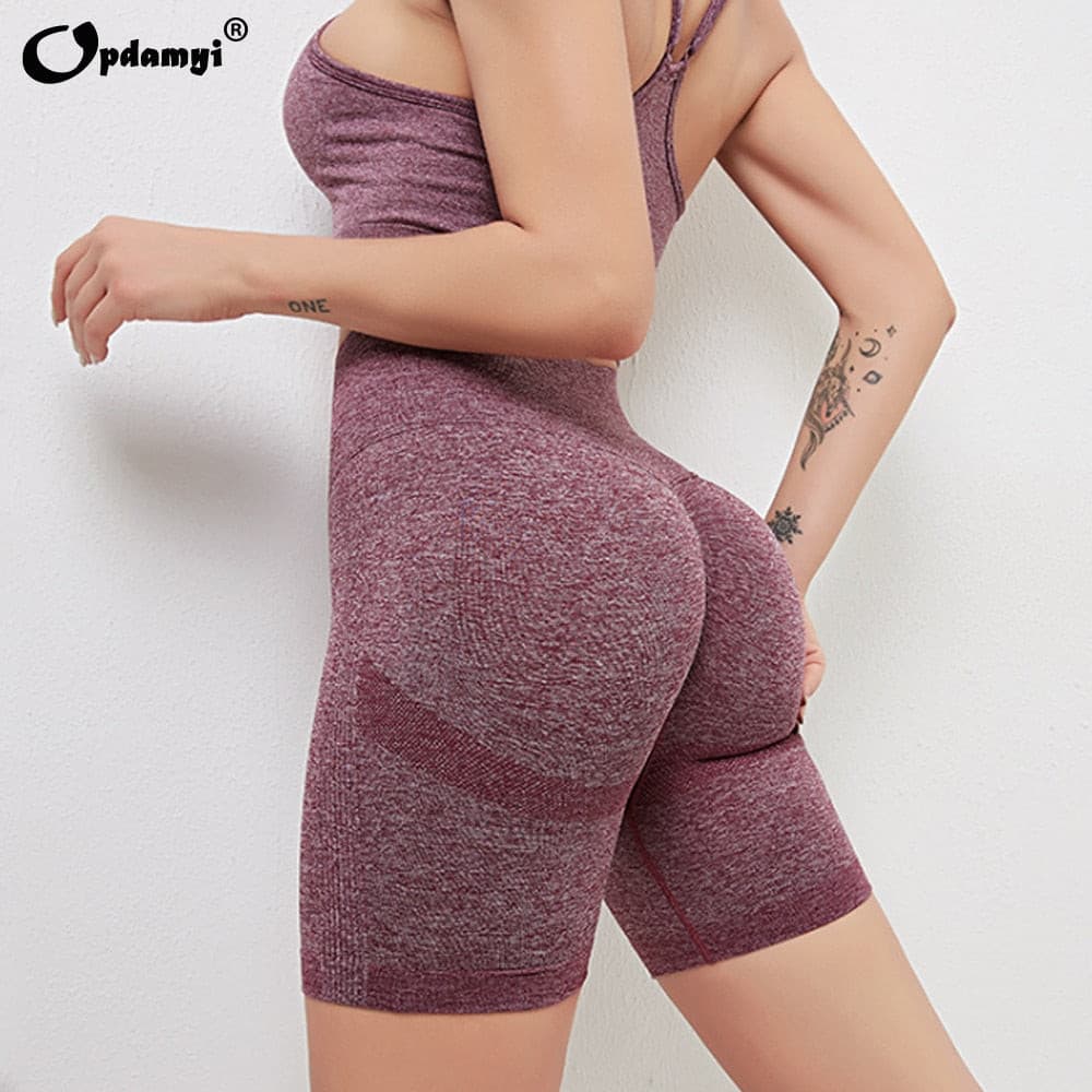 Women Seamless Yoga Set Sports Bra High Waist Leggings 2 Nique's Creation