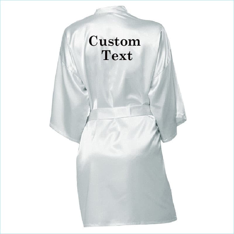 Wedding Bridesmaid Gifts Bridal Party Robes Wedding Dressing Gown 2 Nique's Creation