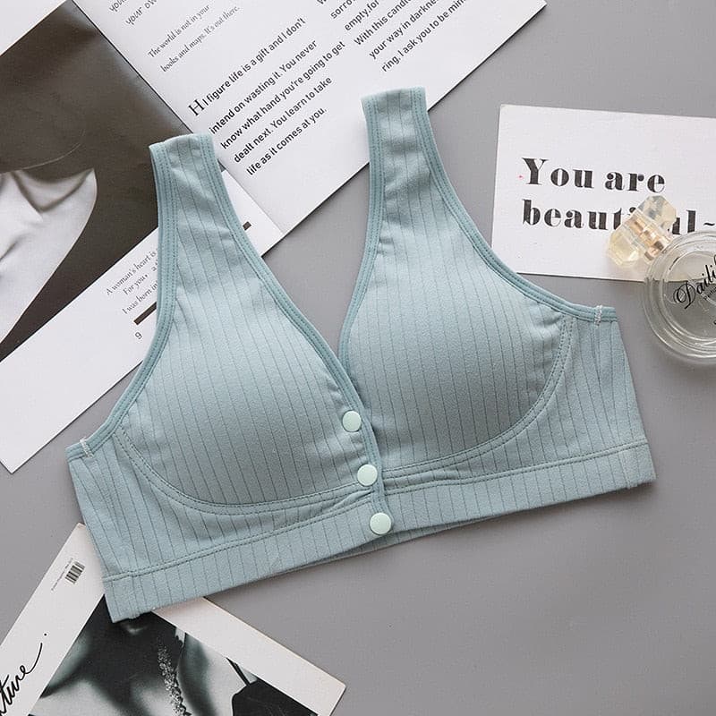 Nursing Bra Pregnant Women Underwear Maternity Breastfeeding Bra Front Closure Brasier Lactancia Lingerie 2 Nique's Creation