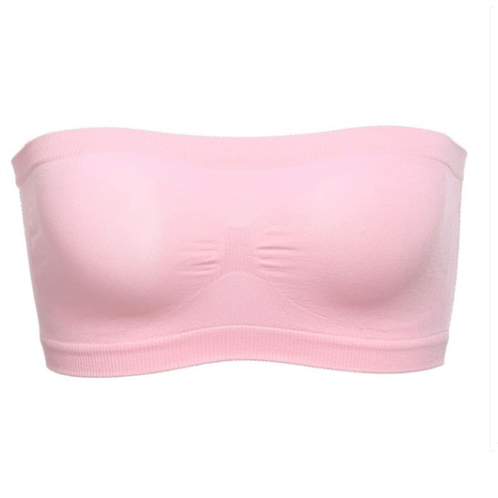 Women Bra Seamless Tube Top Strapless Push up Basic Stretch Underwear Lingerie 2 Nique's Creation