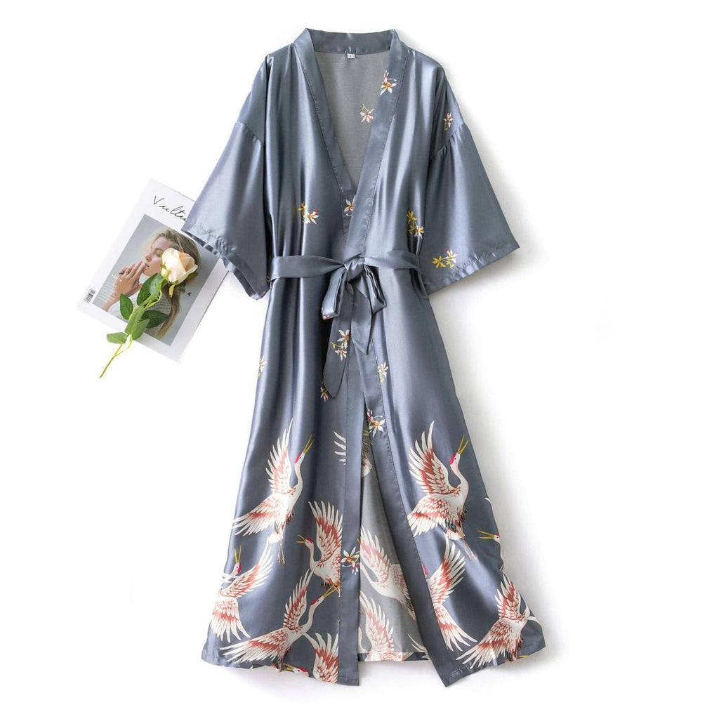 Women Mini Kimono Robe  Sleepshirts  Size M-XXL 2 Nique's Creation