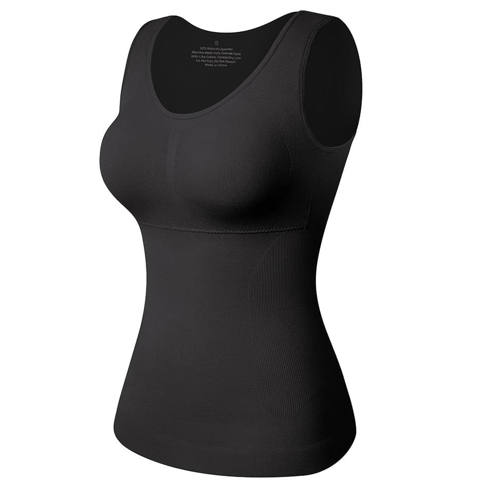 Shapewear for Plus Size Women Tummy Control Shapewear Built-in Bra Shaping Tank Tops 2 Nique's Creation