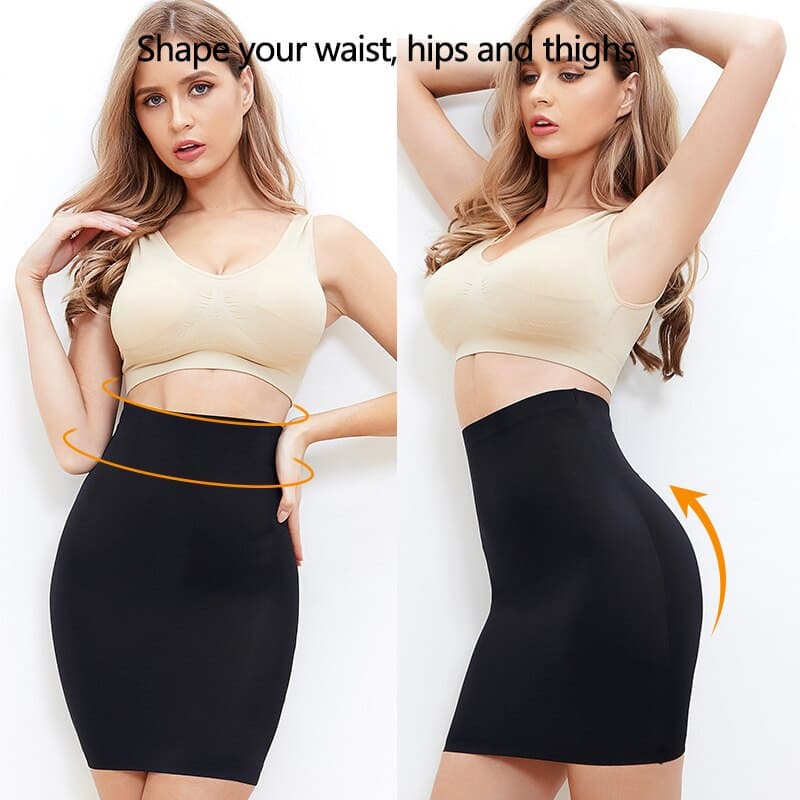 High Waist Underskirt Seamless Skirt Shapewear Tummy Control 2 Nique's Creation