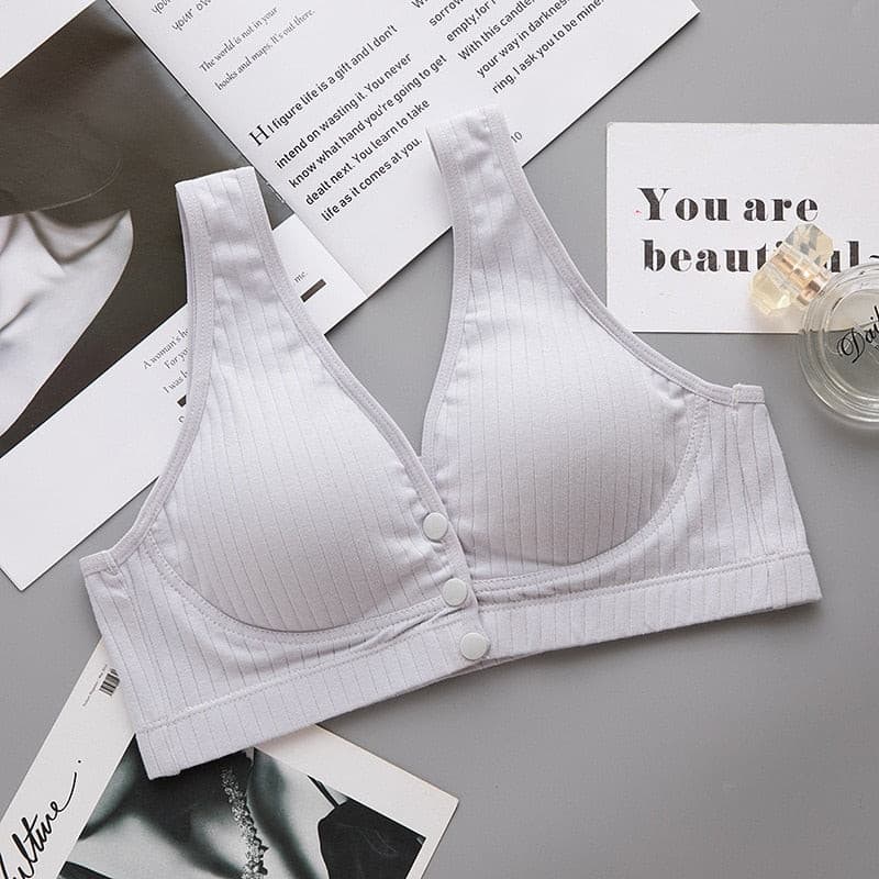 Nursing Bra Pregnant Women Underwear Maternity Breastfeeding Bra Front Closure Brasier Lactancia Lingerie 2 Nique's Creation