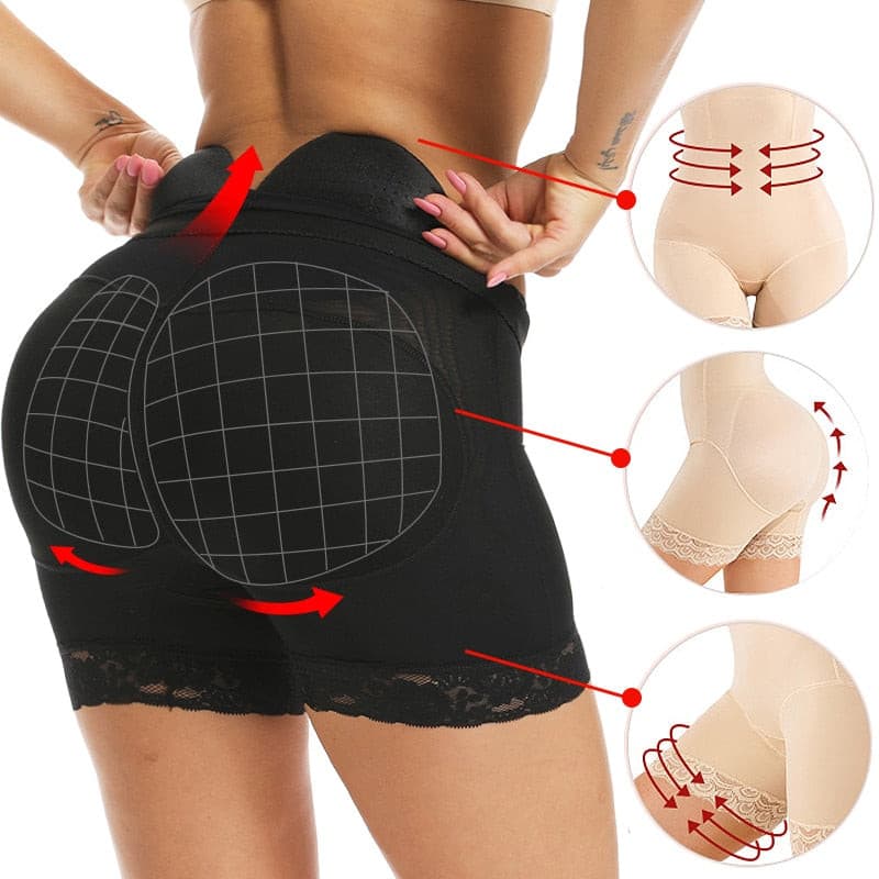 Women High Waist Lace Butt Lifter Body Shaper Tummy Control 2 Nique's Creation