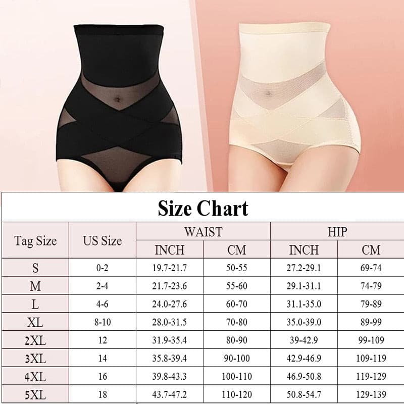 Cross Compression Abs Shaping Pants Women High Waist Panties Slimming Body Shaper Shapewear Knickers Tummy Control Corset Girdle 2 Nique's Creation