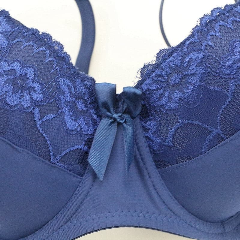 Bras Plus Size Underwear Wireless Adjustable Lace Women Breast Lining BCDE Cup Large Female Lingerie 2 Nique's Creation