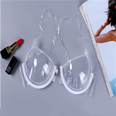 Transparent bra wash free invisible bra plastic underwear 2 Nique's Creation