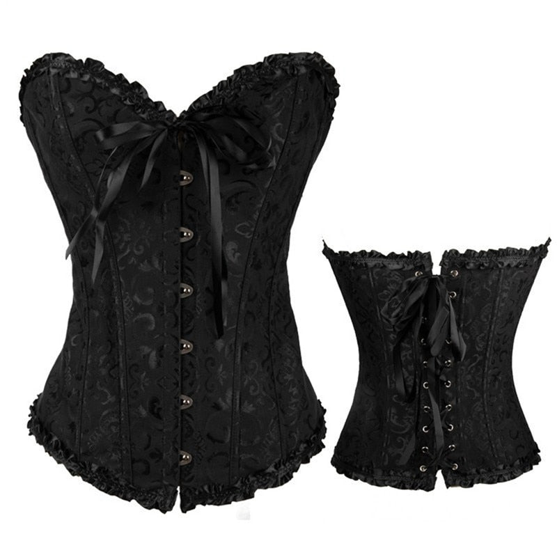 Women's Corsets Steampunk Plus Size Over Bust Corset S-6XL 2 Nique's Creation