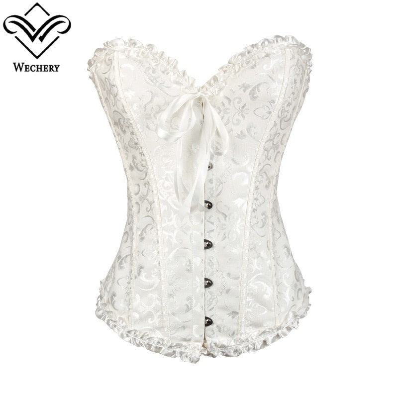 Women's Corsets Steampunk Plus Size Over Bust Corset S-6XL 2 Nique's Creation