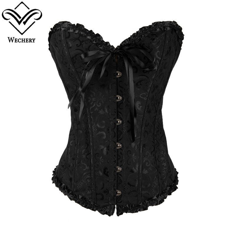 Women's Corsets Steampunk Plus Size Over Bust Corset S-6XL 2 Nique's Creation