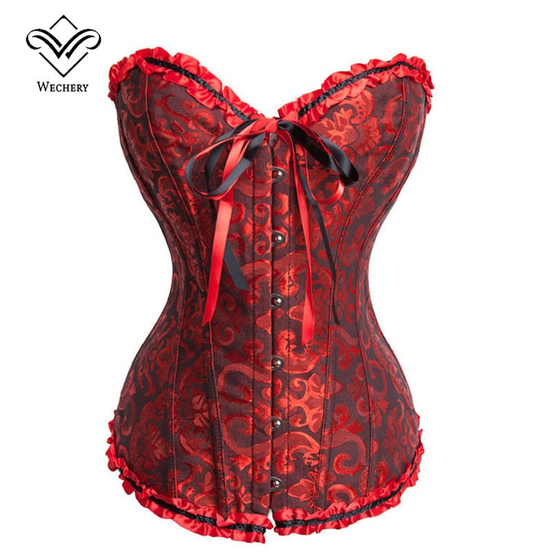 Women's Corsets Steampunk Plus Size Over Bust Corset S-6XL 2 Nique's Creation