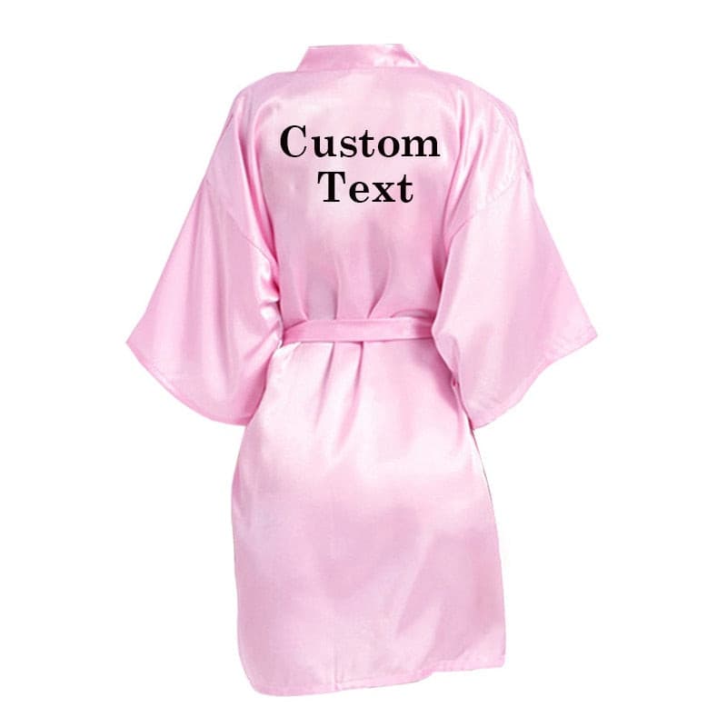 Wedding Bridesmaid Gifts Bridal Party Robes Wedding Dressing Gown 2 Nique's Creation