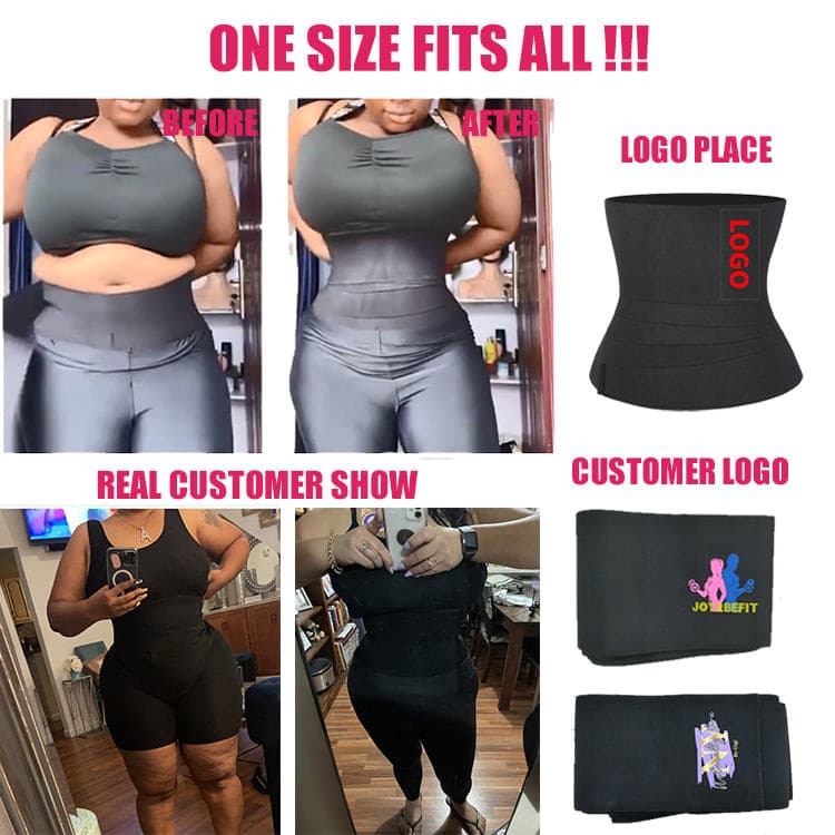 Service Tummy Trimmer Body Shaper Waist Trainer Bandage Tummy Wrap Belly Binding Waist Wrap Band Slimming Waist Trainer 2 Nique's Creation