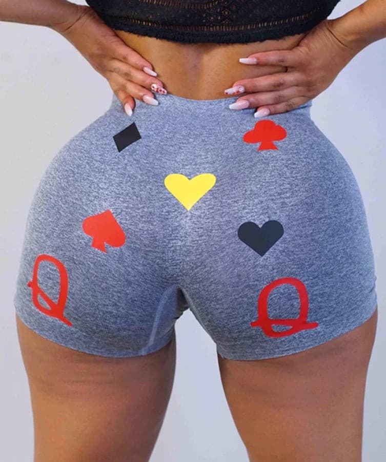 Custom Stretch Booty Candy Snack Shorts For Women 2 Nique's Creation