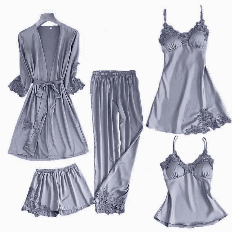 Women Strap Top Pants Nightwear Robe Gown M-XXL 2 Nique's Creation