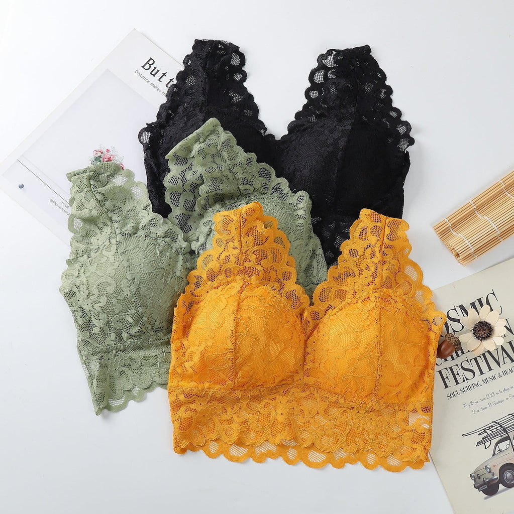 Women strap vest style beauty back lady  lace bra&panties sets 2 Nique's Creation