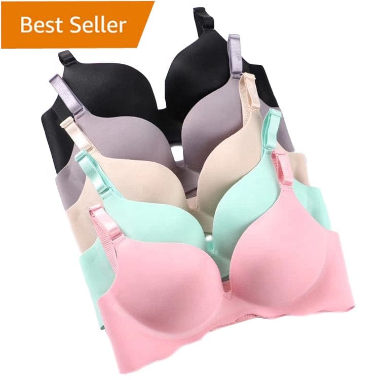 seamless wireless women push up lingerie gather bra 2 Nique's Creation