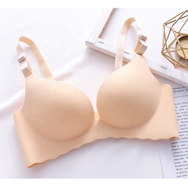 Wireless Gather Thin Cup Brassiere No Wire Push Up Bra Seamless for Women 2 Nique's Creation