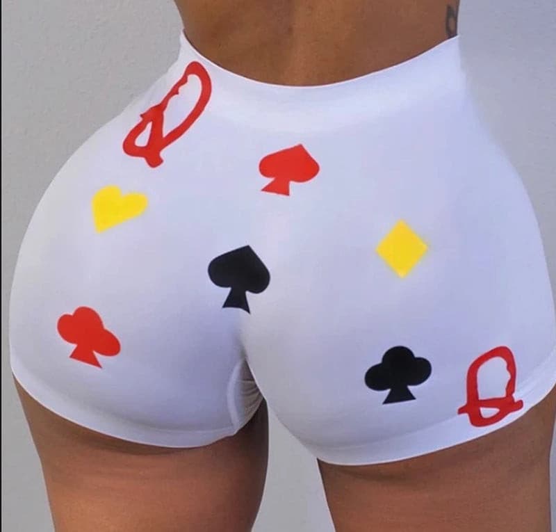 Custom Stretch Booty Candy Snack Shorts For Women 2 Nique's Creation