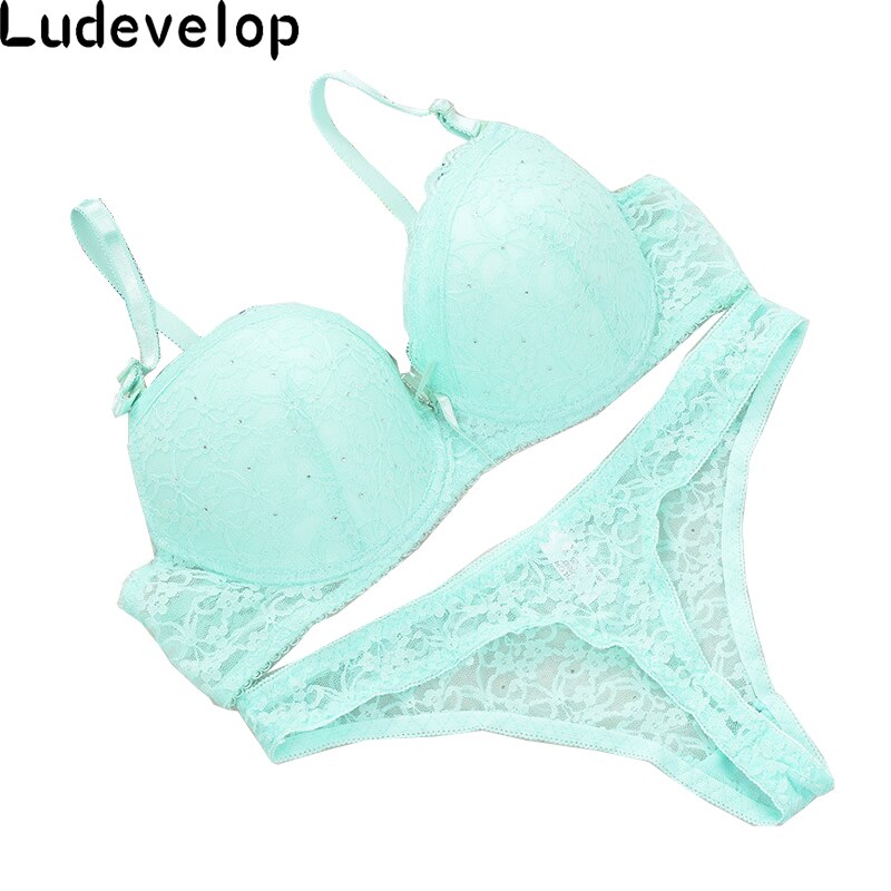 Thong Embroidered Lace Bra Sets For Women 2 Nique's Creation