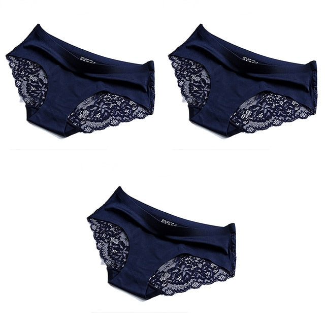 Women's Seamless Sexy Panties Mid-Rise Silky 2 Nique's Creation