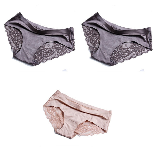 Women's Seamless Sexy Panties Mid-Rise Silky 2 Nique's Creation