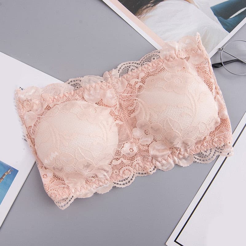 Women Bra Seamless Tube Top Strapless Push up Basic Stretch Underwear Lingerie 2 Nique's Creation