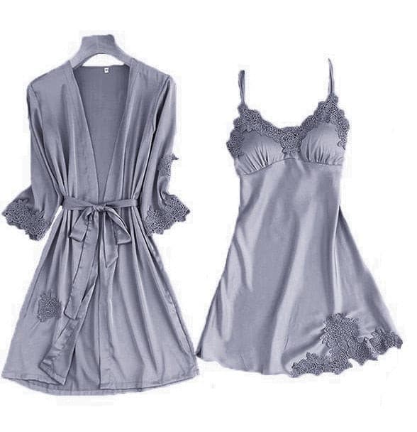 Women Strap Top Pants Nightwear Robe Gown M-XXL 2 Nique's Creation