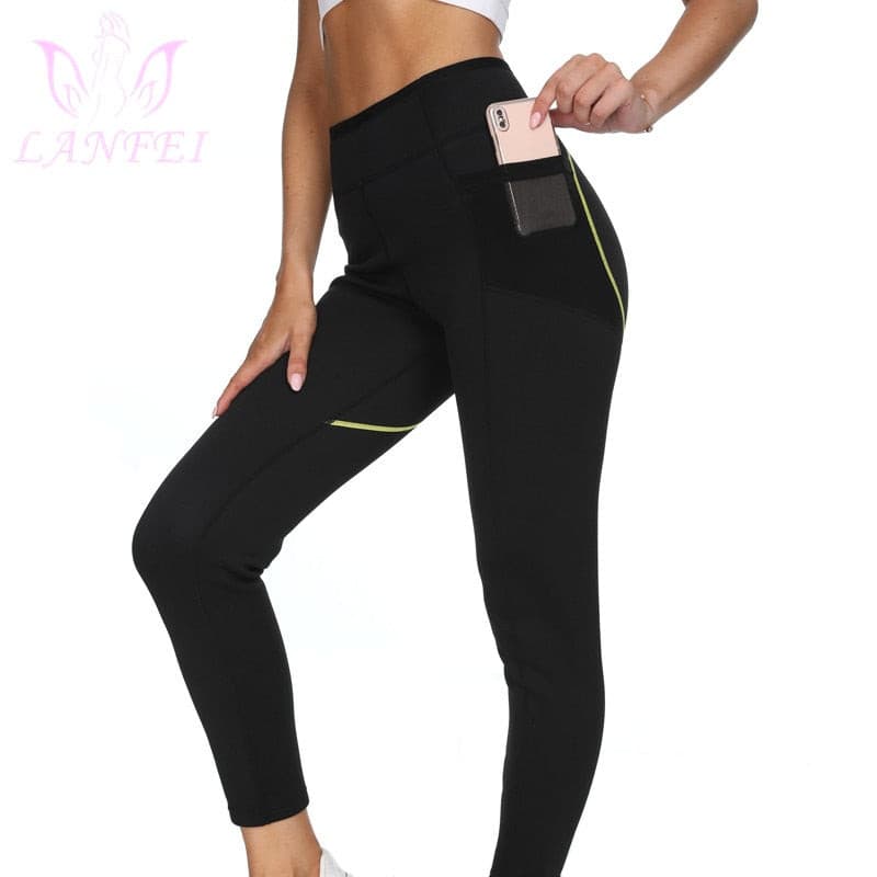 Women Neoprene Legging Shaper Waist Trainer High Waist Pants Slimming Sauna Sweat Fat Burning Gym Hot Thermo Fitness Pant 2 Nique's Creation