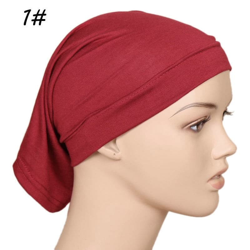 Undercap Head Jersey Bonnet Hijab Turbans Fashion Inner Cap 2 Nique's Creation