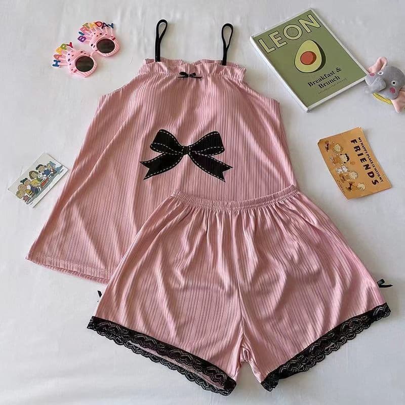 Pajama Sets Women Schoolgirl Fashion Comfortable Sleepwear 2 Nique's Creation