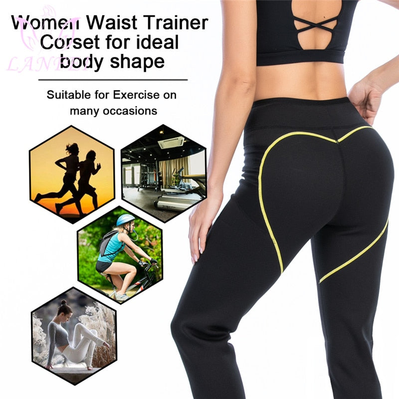 Women Neoprene Legging Shaper Waist Trainer High Waist Pants Slimming Sauna Sweat Fat Burning Gym Hot Thermo Fitness Pant 2 Nique's Creation