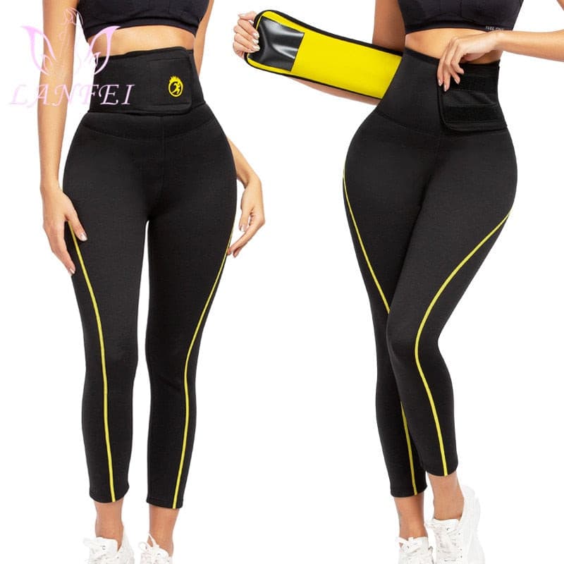 Women Neoprene Legging Shaper Waist Trainer High Waist Pants Slimming Sauna Sweat Fat Burning Gym Hot Thermo Fitness Pant 2 Nique's Creation