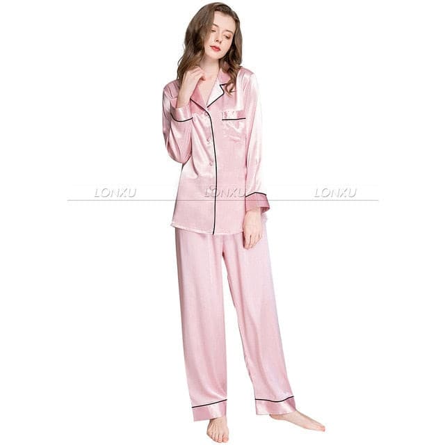 Womens Silk Satin Pajamas 2 Nique's Creation