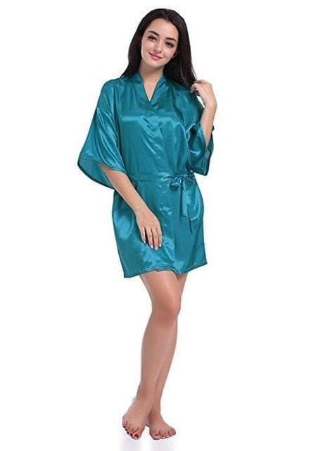 Sexy Satin Night Robe 2 Nique's Creation