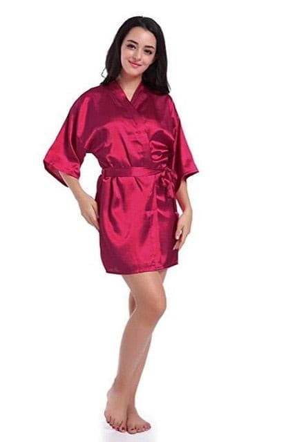 Sexy Satin Night Robe 2 Nique's Creation