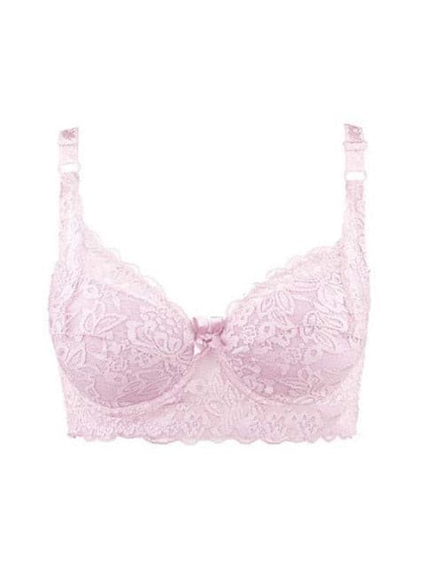 Hot Full cup thin underwear small bra plus size wireless adjustable lace bra breast cover B C D cup Large size Lace Bras 2 Nique's Creation