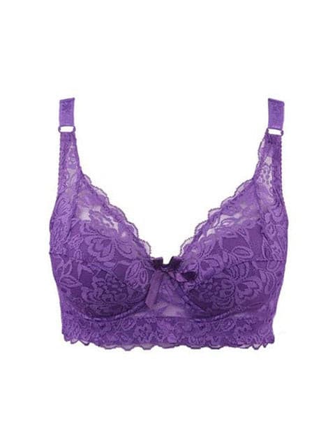 Hot Full cup thin underwear small bra plus size wireless adjustable lace bra breast cover B C D cup Large size Lace Bras 2 Nique's Creation