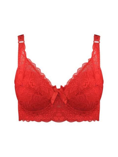 Hot Full cup thin underwear small bra plus size wireless adjustable lace bra breast cover B C D cup Large size Lace Bras 2 Nique's Creation