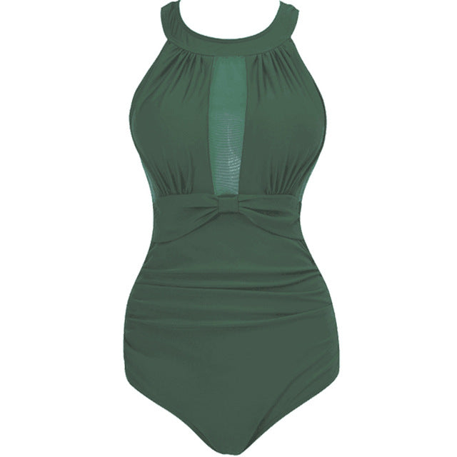 Tank Heart Potos One-Piece Monokini Plus Size Swimwear Women One Piece 2 Nique's Creation