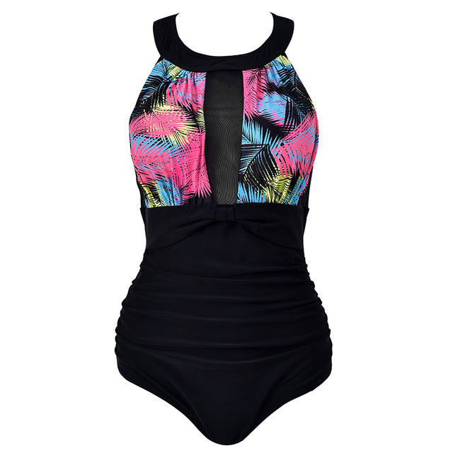 Tank Heart Potos One-Piece Monokini Plus Size Swimwear Women One Piece 2 Nique's Creation