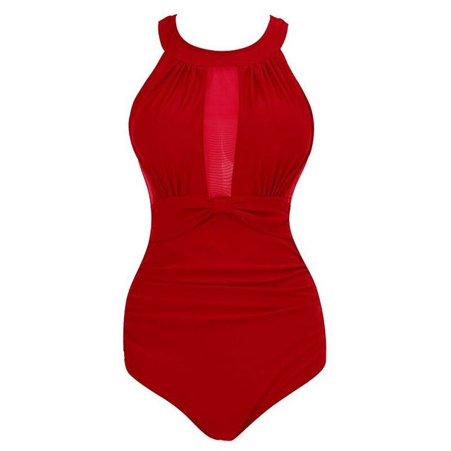 Tank Heart Potos One-Piece Monokini Plus Size Swimwear Women One Piece 2 Nique's Creation