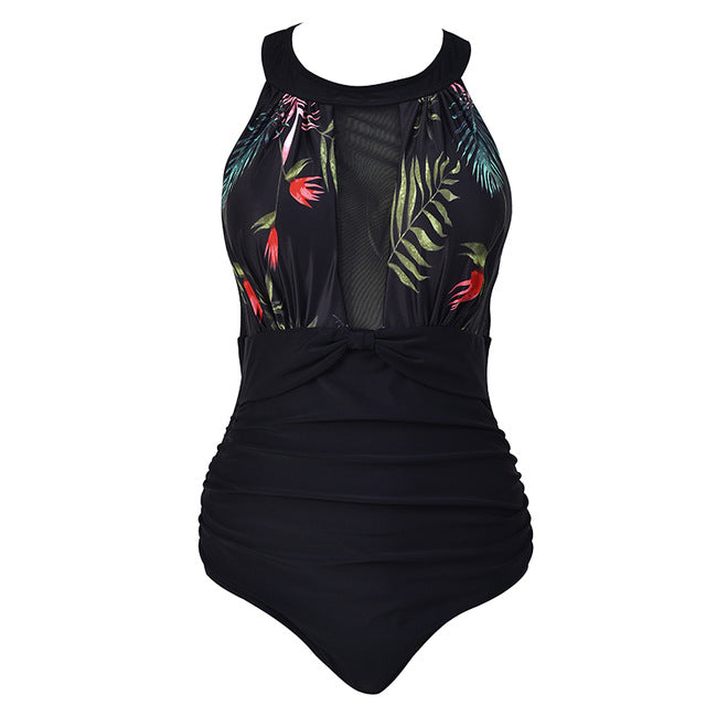 Tank Heart Potos One-Piece Monokini Plus Size Swimwear Women One Piece 2 Nique's Creation