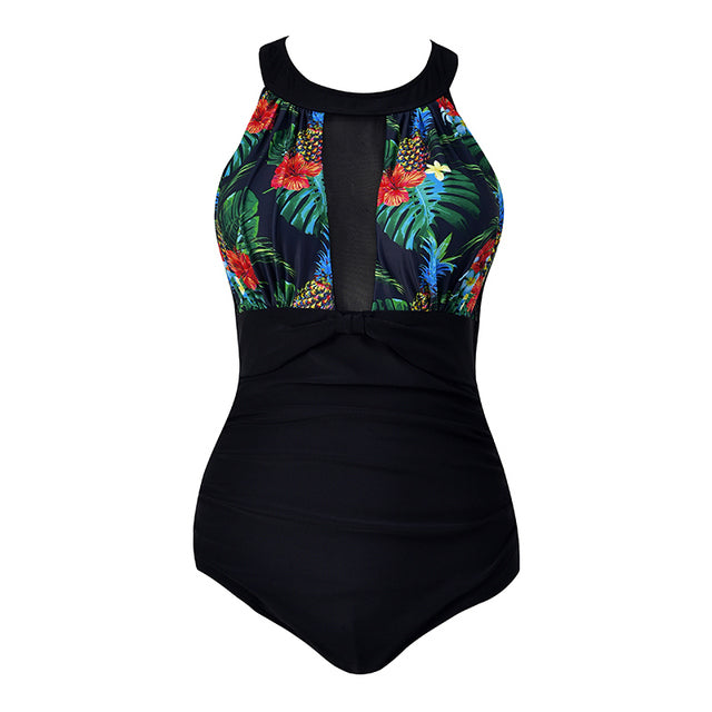 Tank Heart Potos One-Piece Monokini Plus Size Swimwear Women One Piece 2 Nique's Creation