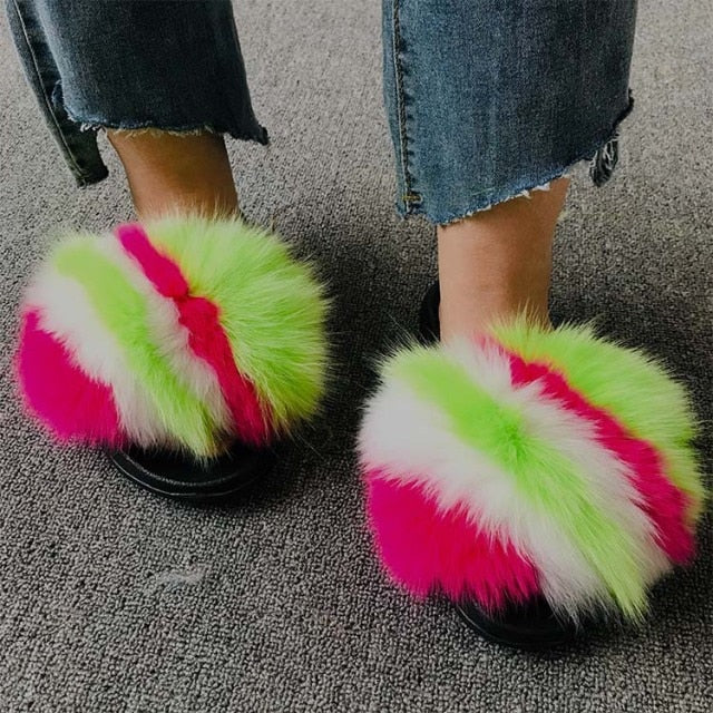 Women Slippers Indoor Casual Fluffy 2 Nique's Creation