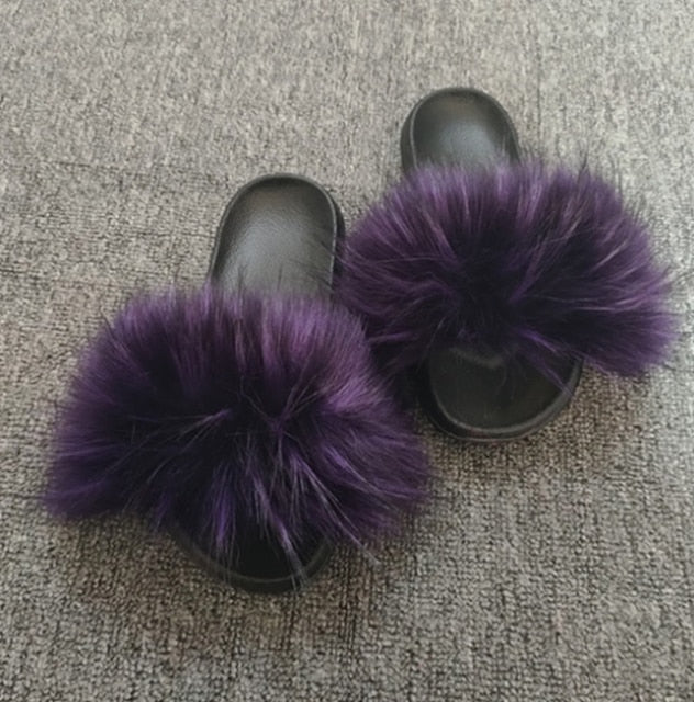 Women Slippers Indoor Casual Fluffy 2 Nique's Creation